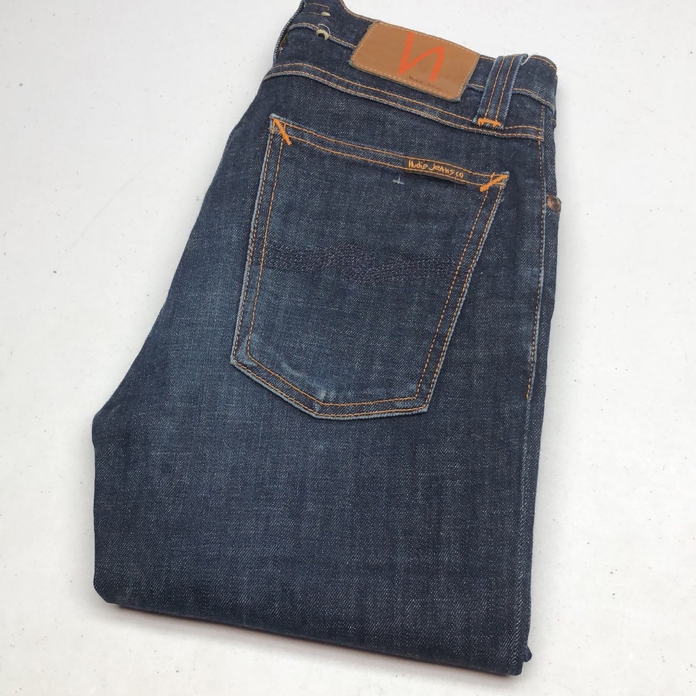 MADE IN ITALY 🇮🇹 NUDIE HIGH KAI SKINNY JEANS 28x32 🇮🇹
